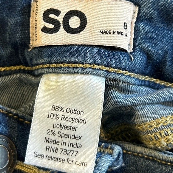 Youth Skinny Distressed Jeans size 8 - Picture 2 of 3